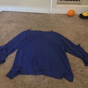 XL Blue Blouse
